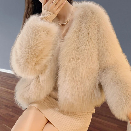 Artificial Fur Coat Short Fashion Women's Wear