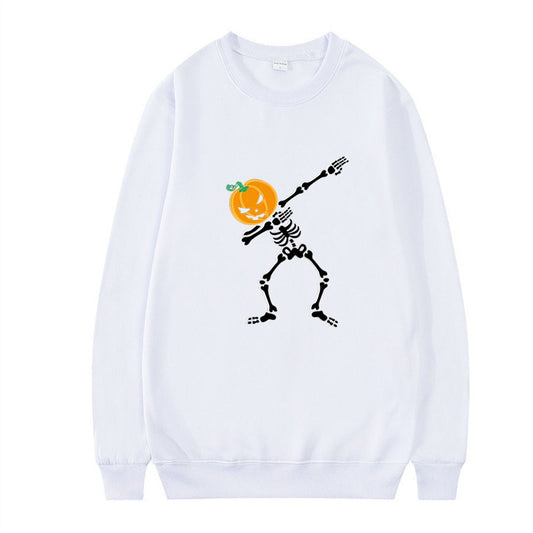 Women's Creative Leisure Printed Crew Neck Top