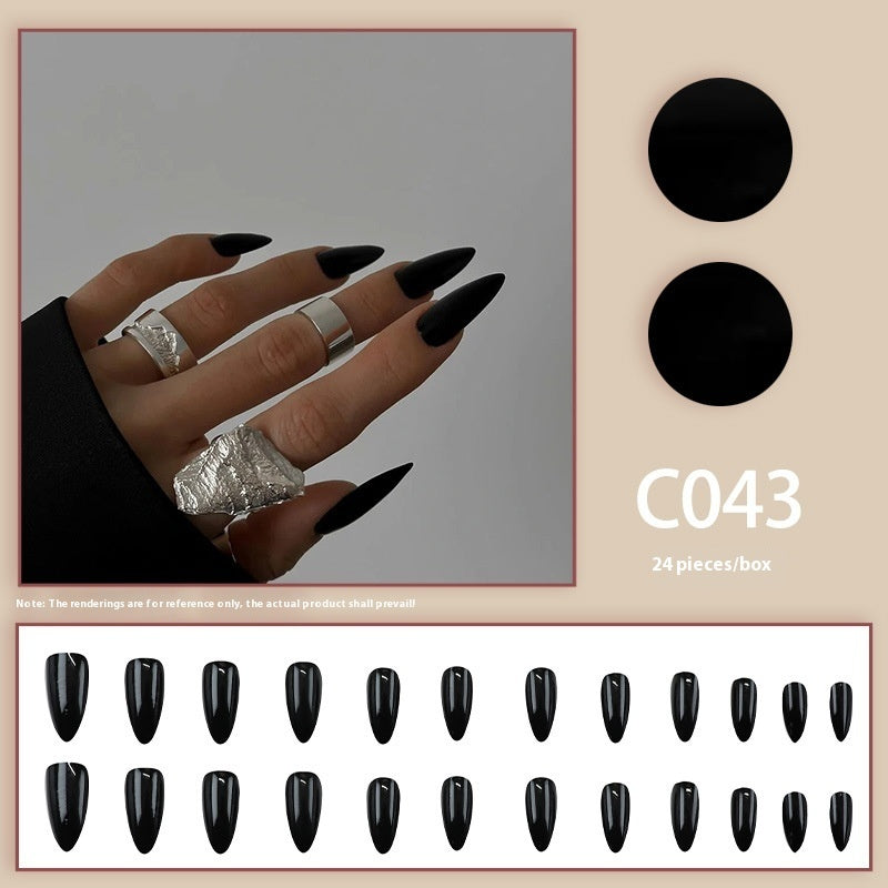 Pure Color Simple Nail Tips Advanced Sense