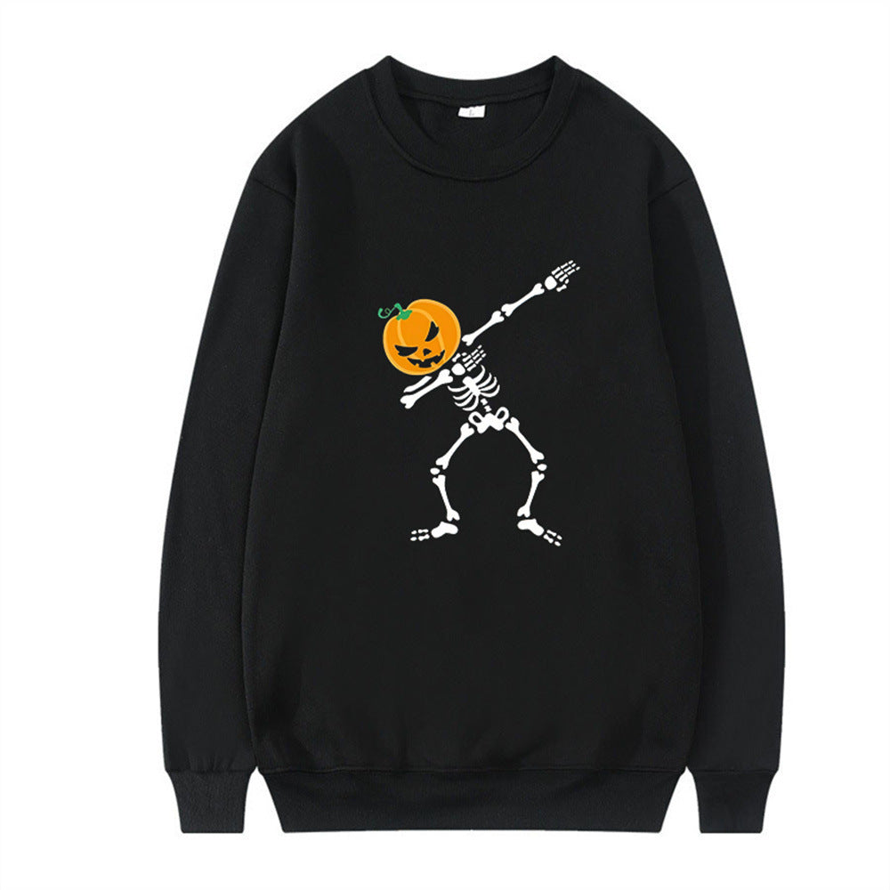 Women's Creative Leisure Printed Crew Neck Top