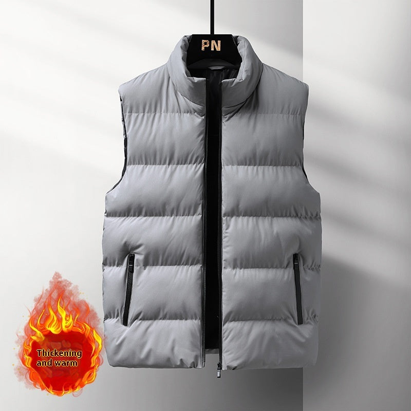 Korean Style Trendy Slim Fit Warm Vest Jacket