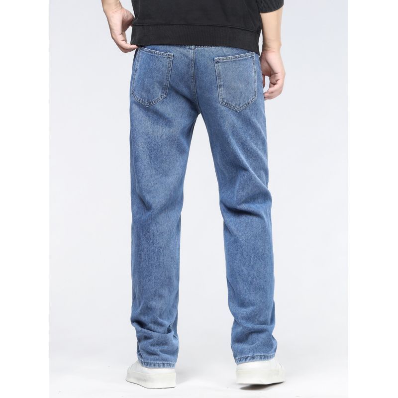 Men's Simple Casual Extra Long Jeans
