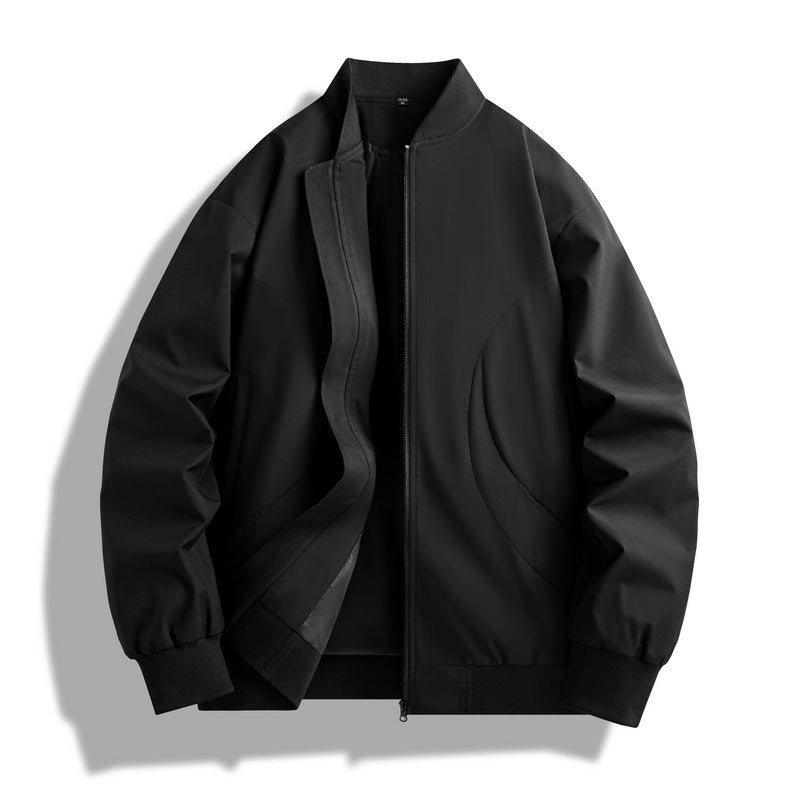 Casual Plus Size Loose Cardigan Baseball Uniform Jacket