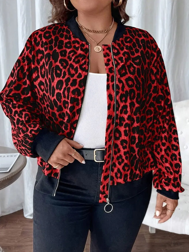 Women's Leopard Print Jacket