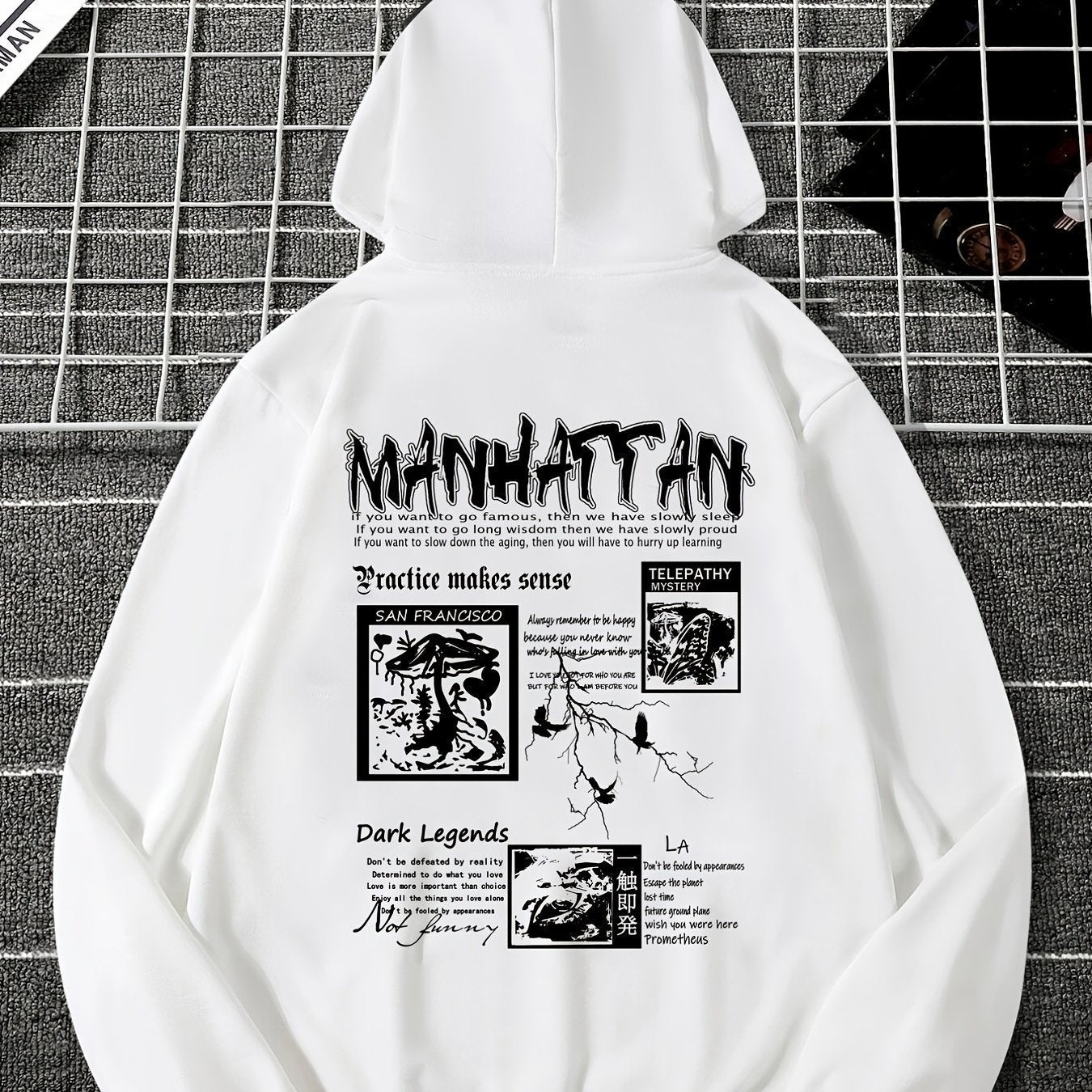 Men's Casual Drawstring Pocket Hoodie