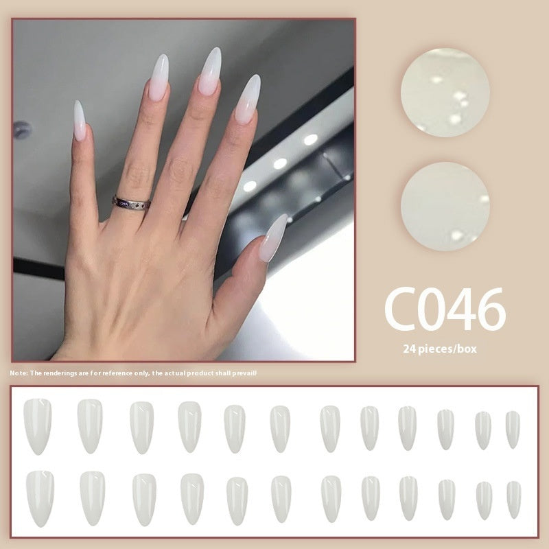 Pure Color Simple Nail Tips Advanced Sense