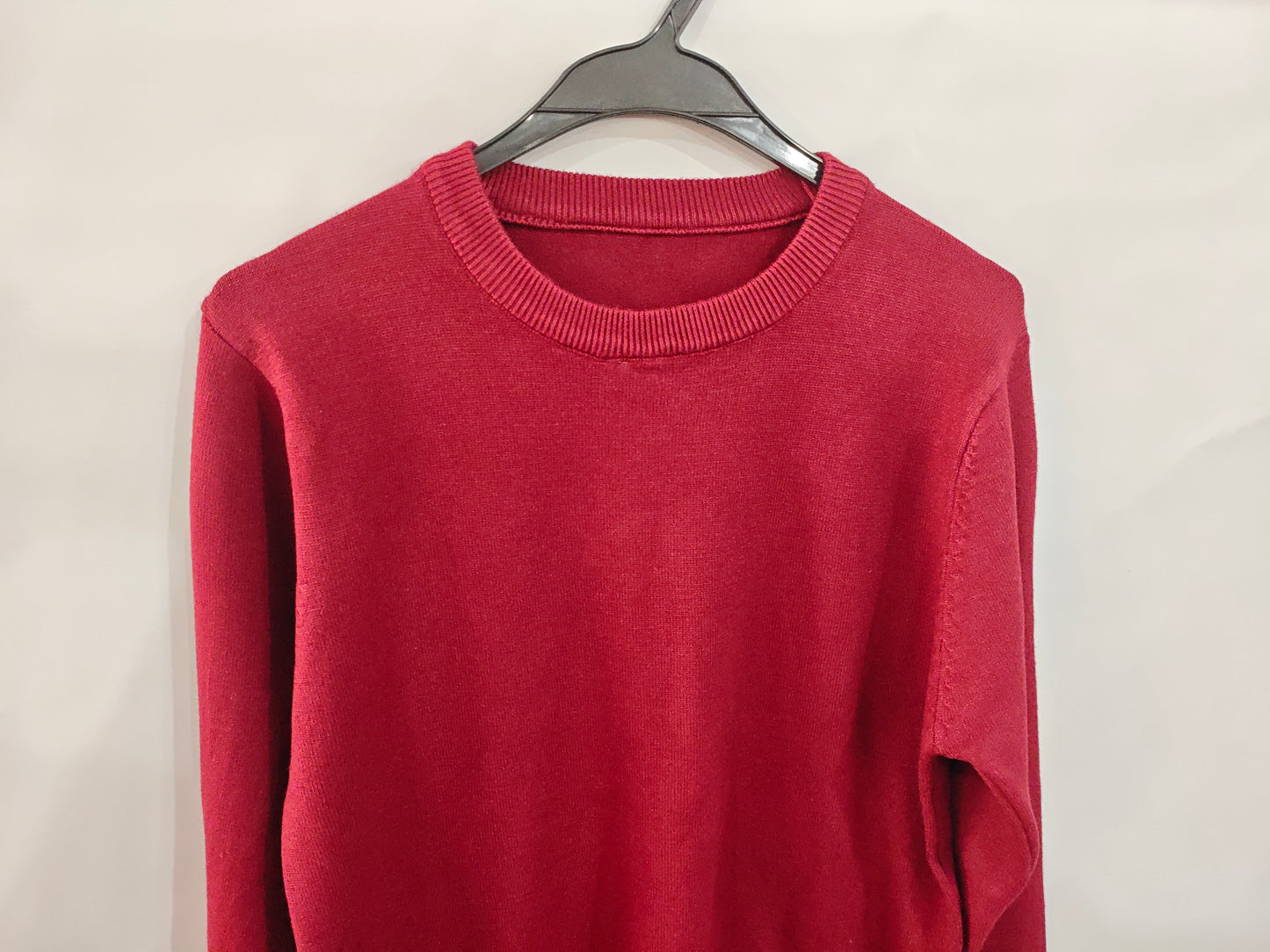 Round Neck Sweater Loose Oversized Knit Sweater