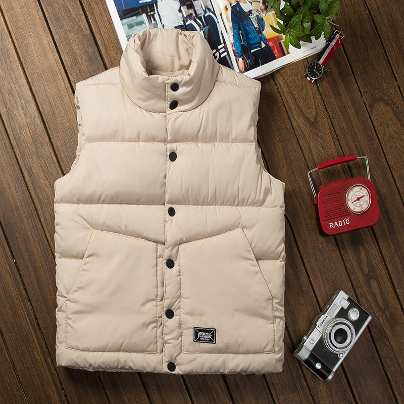 Down cotton vest