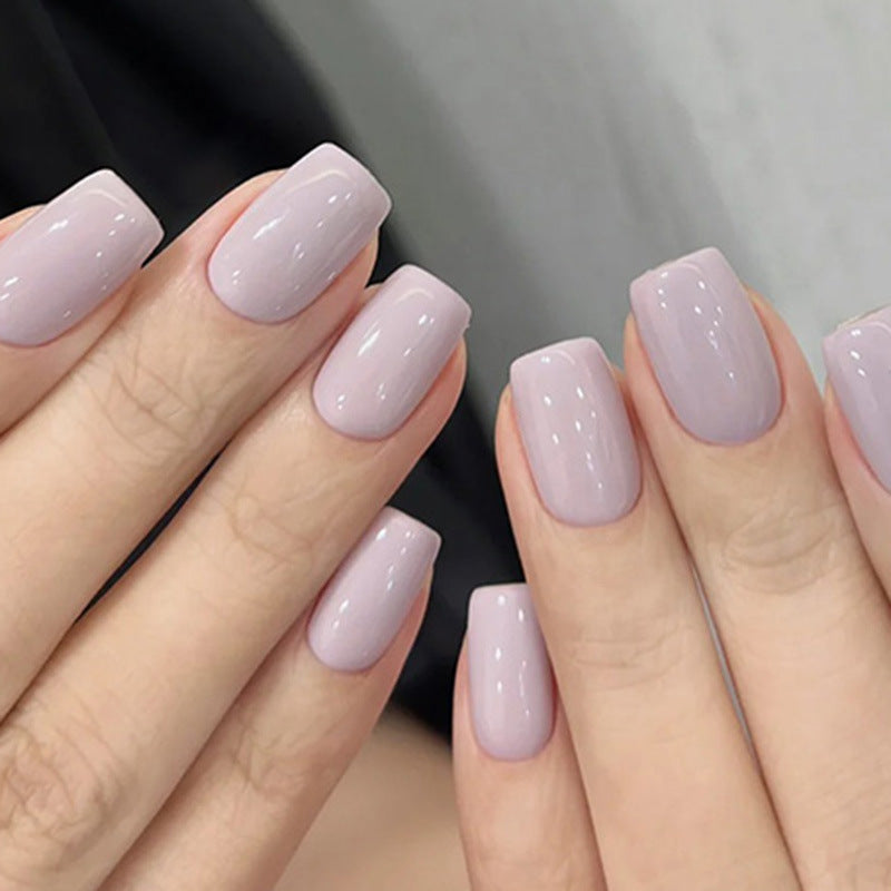 Pure Color Simple Nail Tips Advanced Sense