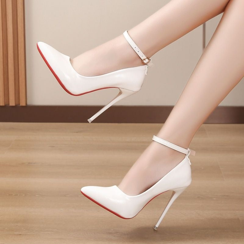 Spring And Autumn High Heels Stiletto Heel Shallow Mouth