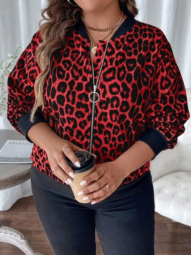 Women's Leopard Print Jacket