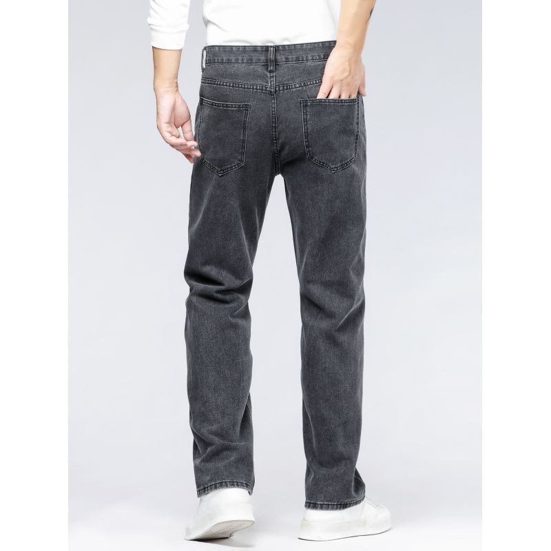 Men's Simple Casual Extra Long Jeans