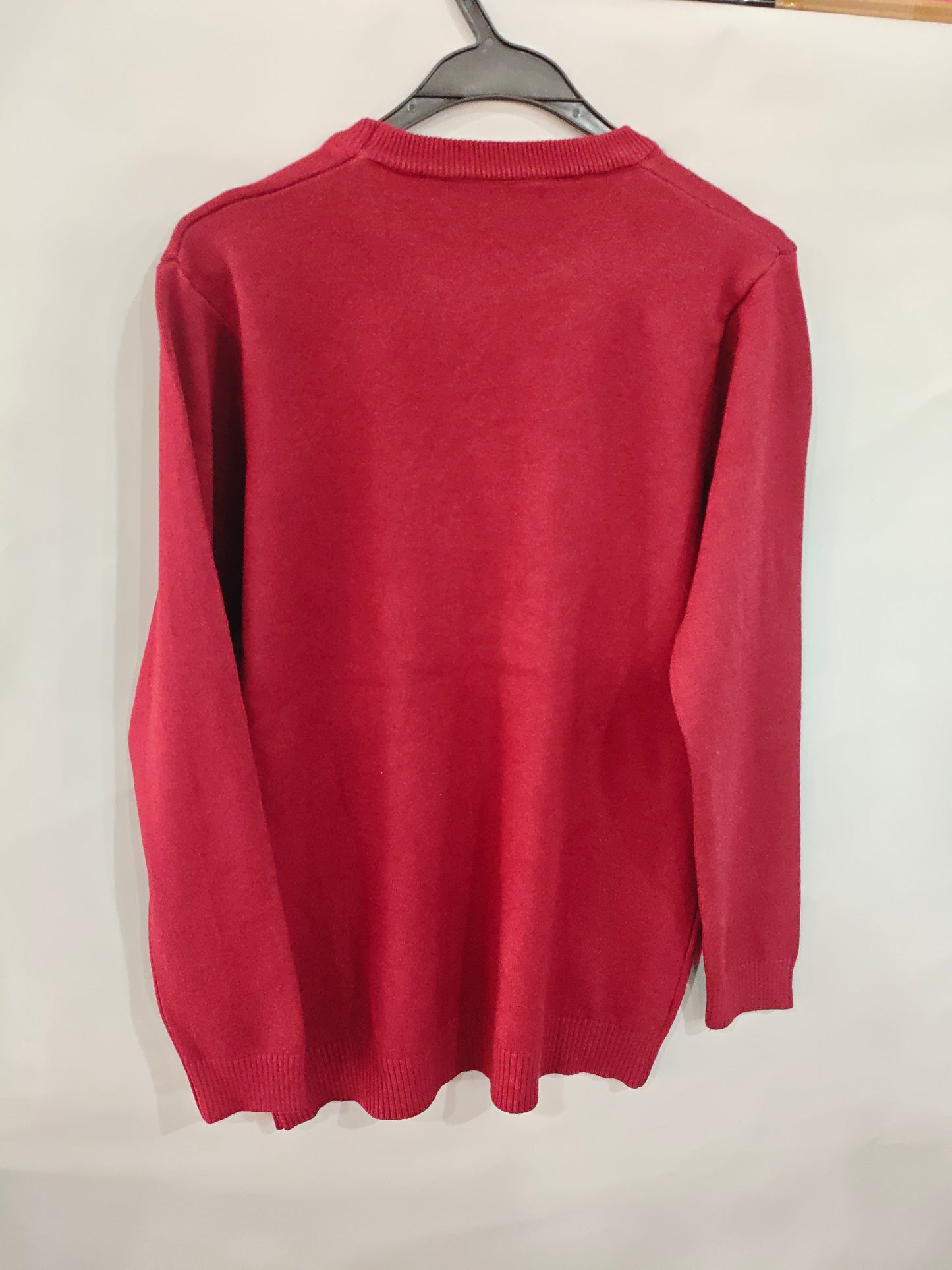 Round Neck Sweater Loose Oversized Knit Sweater