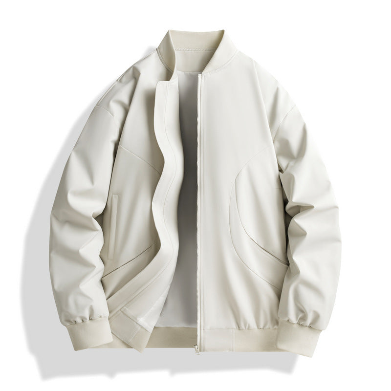 Casual Plus Size Loose Cardigan Baseball Uniform Jacket