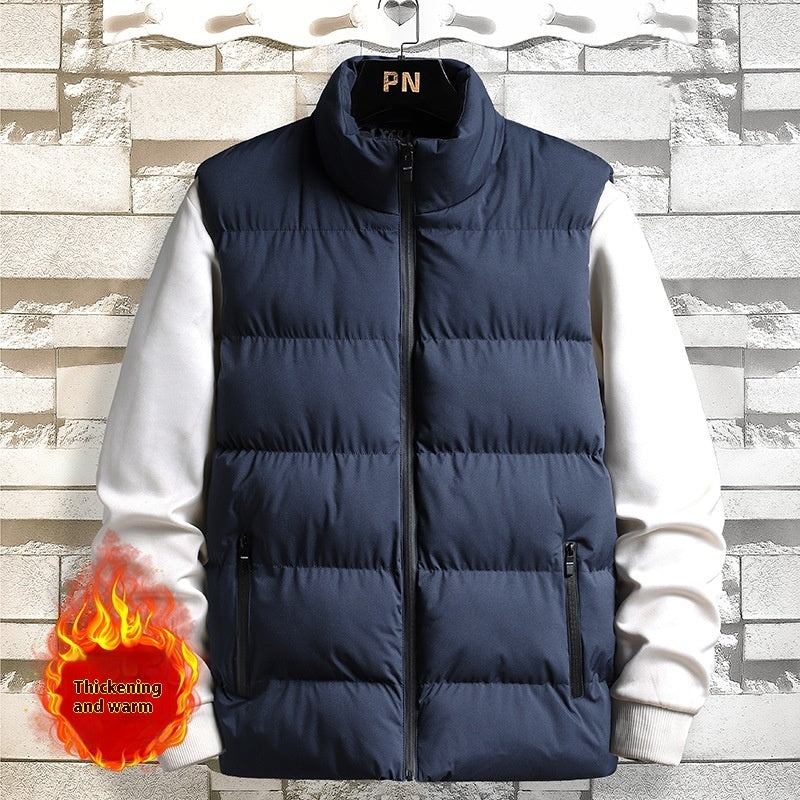 Korean Style Trendy Slim Fit Warm Vest Jacket