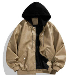 High Street Cool Retro Leather Jacket For Men