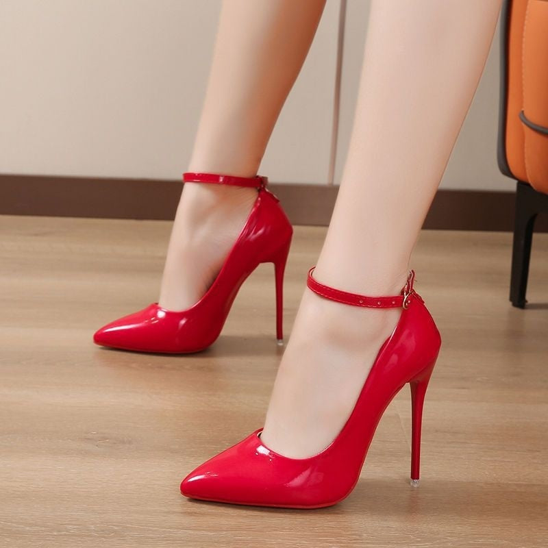 Spring And Autumn High Heels Stiletto Heel Shallow Mouth