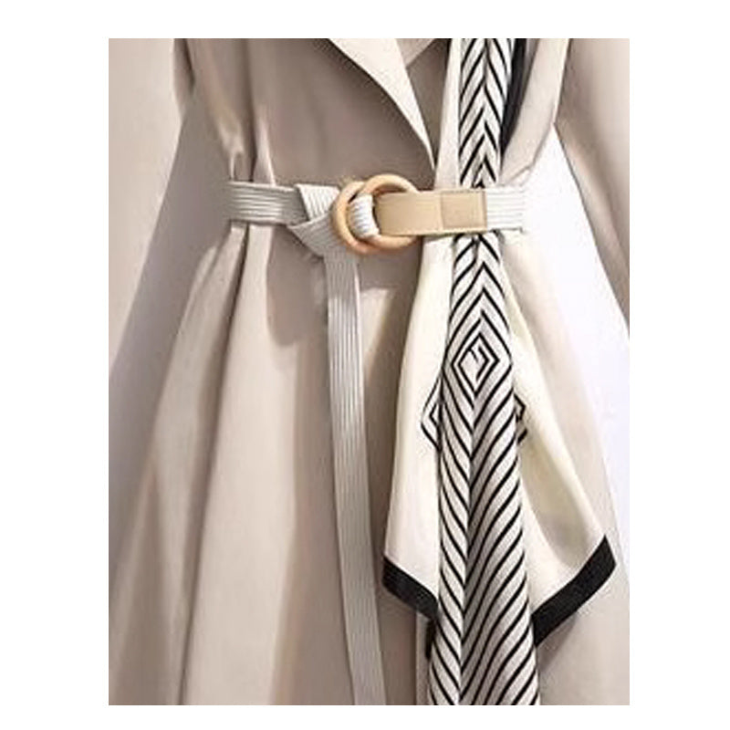 Large British Style Suit Collar Windbreaker